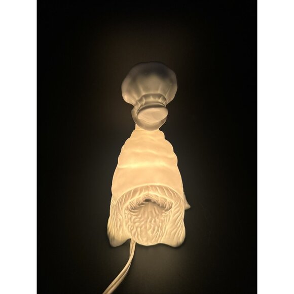 Vintage 80’s Schmid Beatrix Potter Duck Goose Anthropomorphic White Ceramic Lamp - Picture 3 of 16